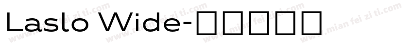 Laslo Wide字体转换